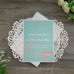 2017 Design Indian Goral Mint Wedding Invitation Card